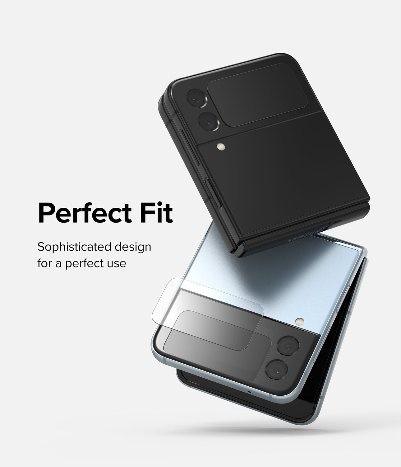 Galaxy Z Flip 4 Combo | Case + Screen Protector + Cover Display Glass