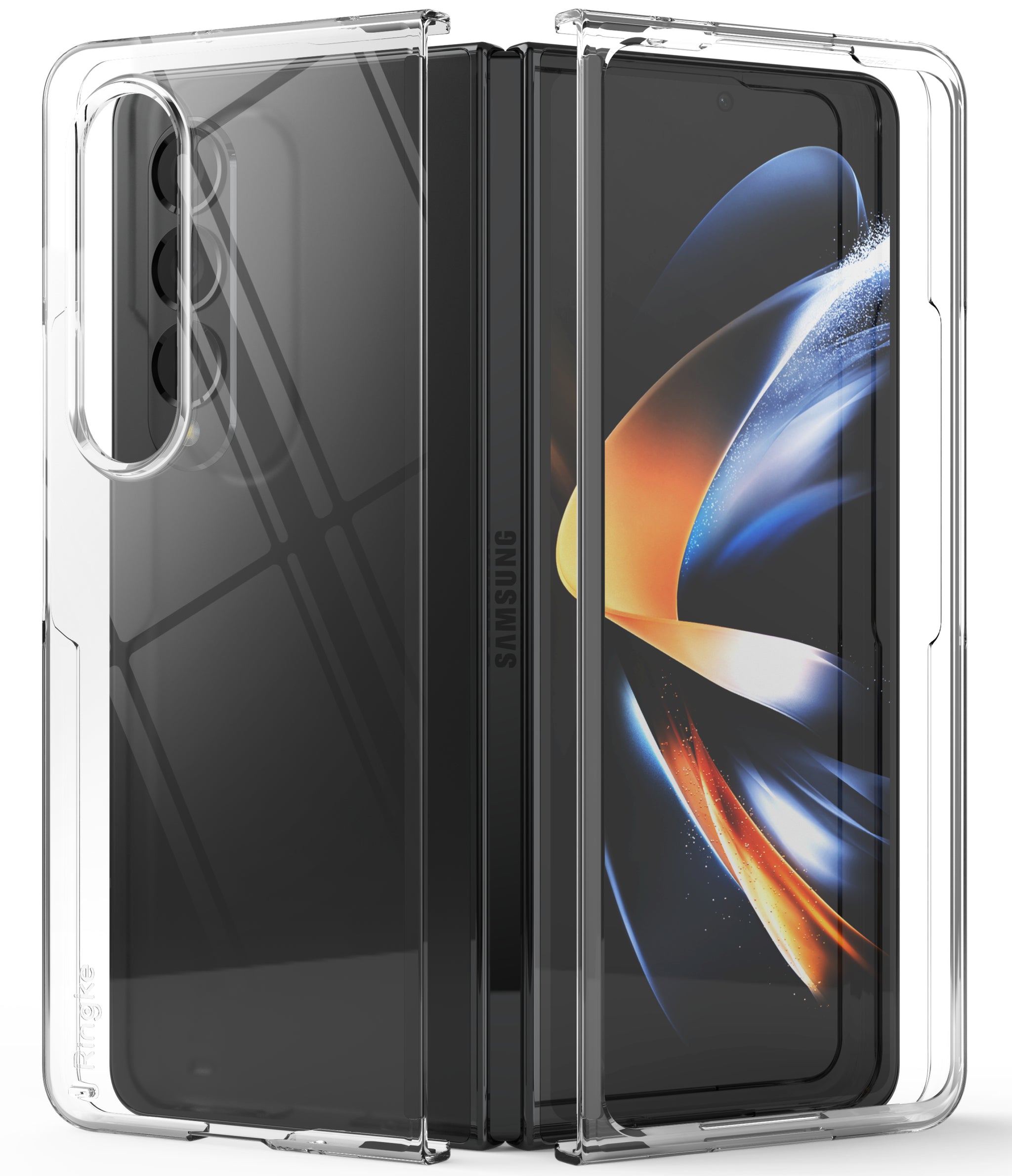 galaxy z fold 4 ringke slim clear case main