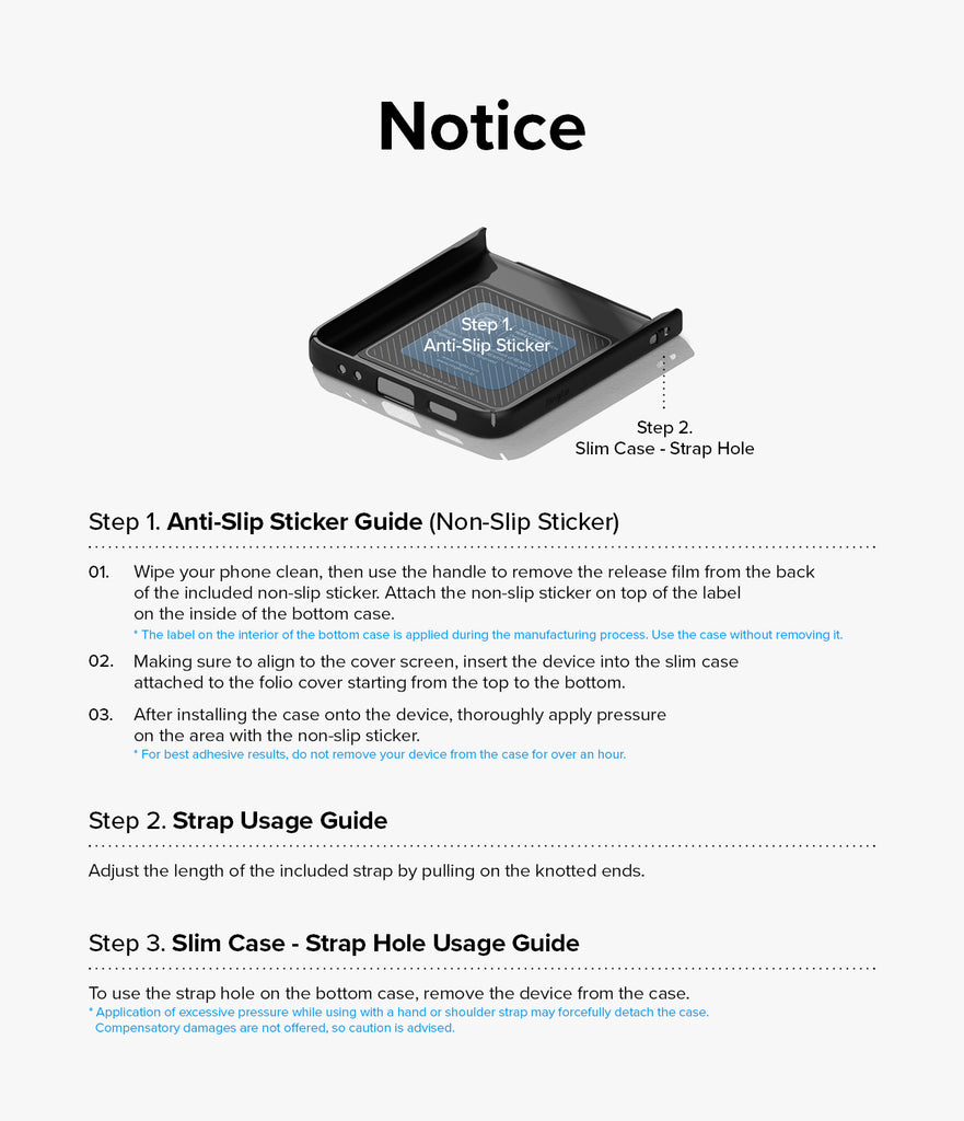 Galaxy Z Flip 4 Case | Folio Signature Card Pocket