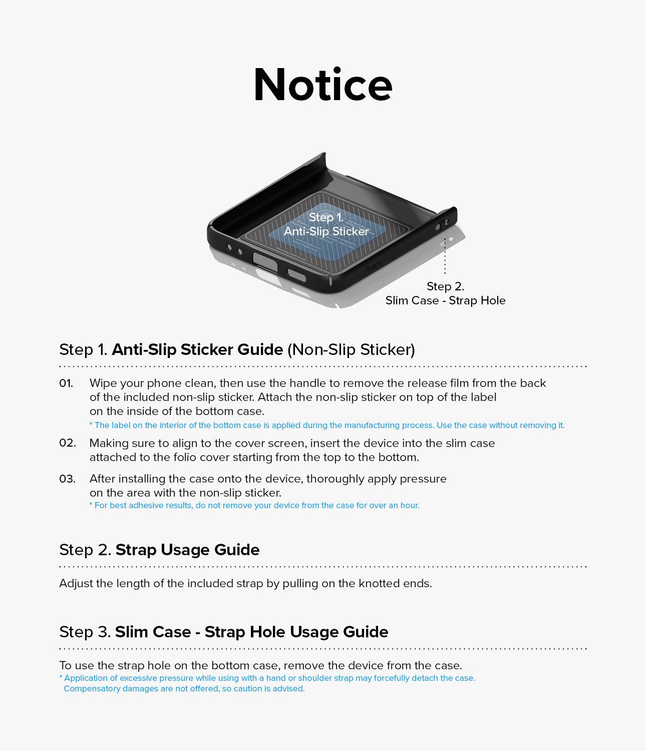 Galaxy Z Flip 4 Case | Folio Signature Card Pocket