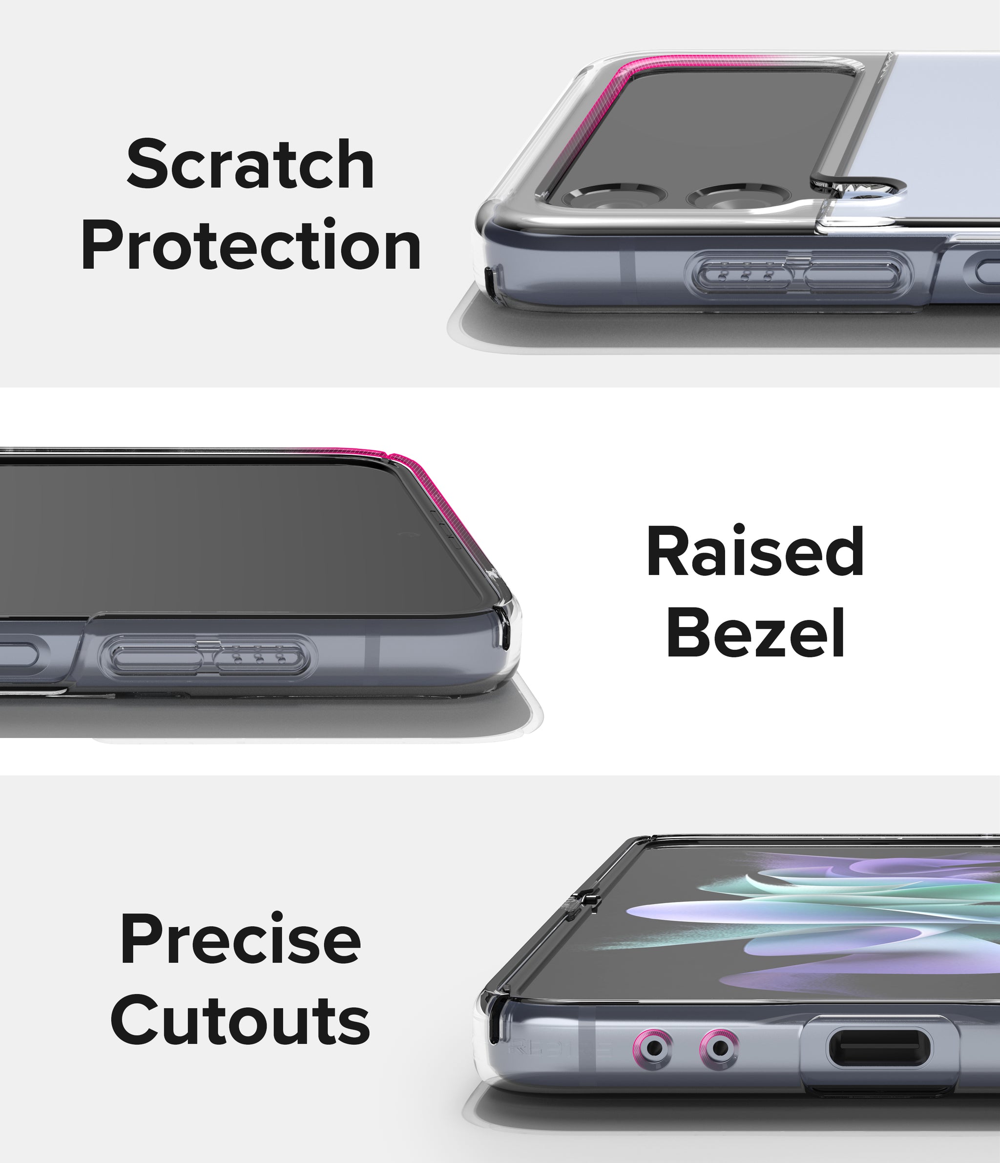 Galaxy Z Flip 4 Combo | Case + Screen Protector + Cover Display Glass