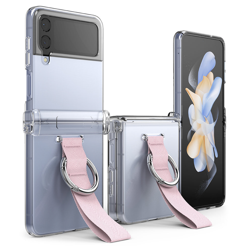 Galaxy Z Flip 4 Case | Slim Ring Hinge | Pink