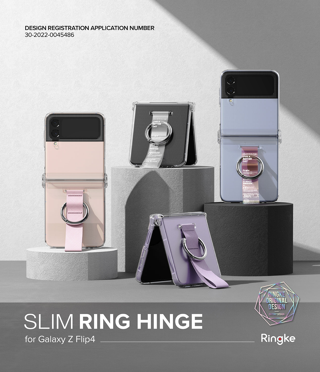 Slim Ring Hinge - Design Registration Application Number