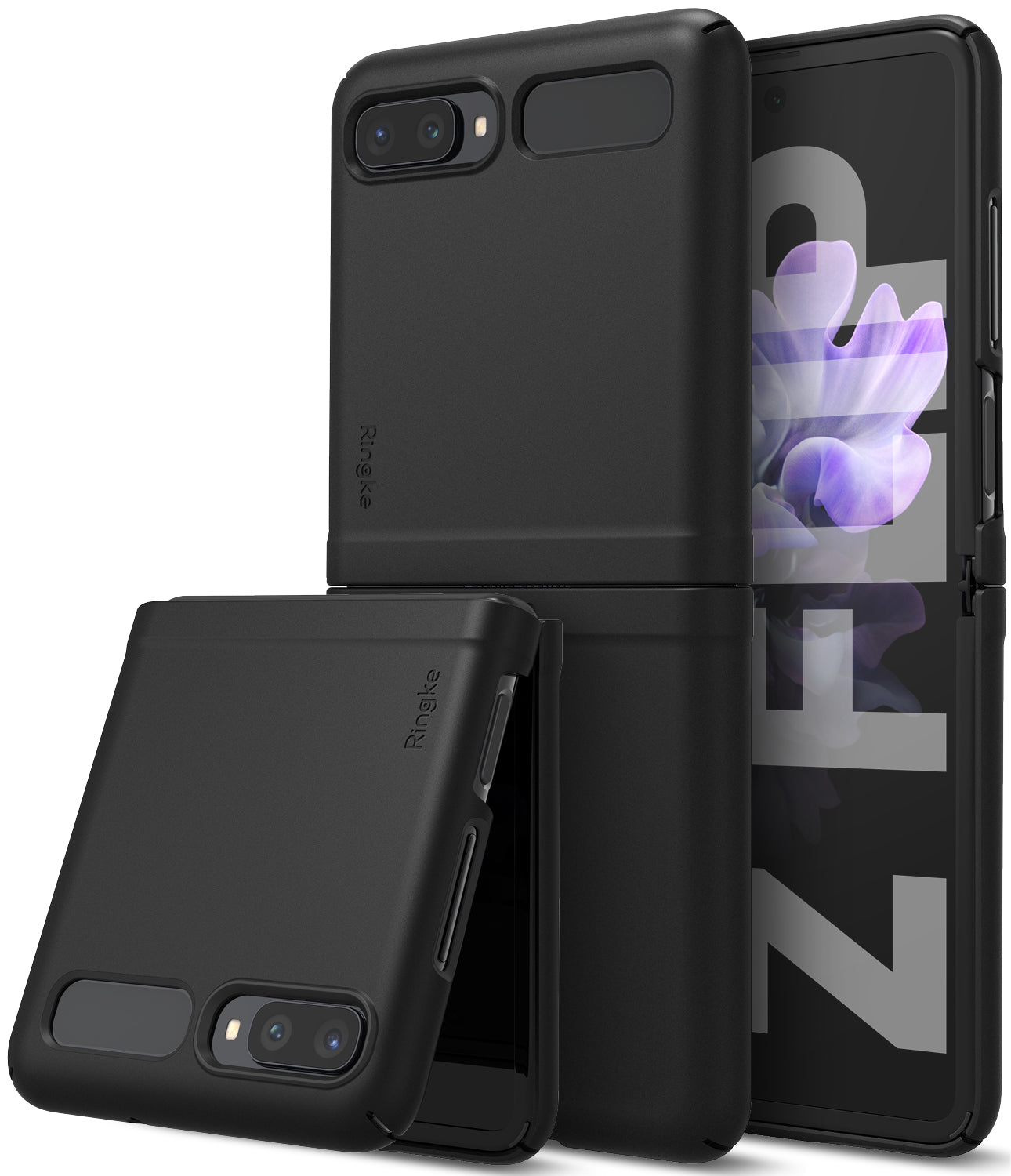 samsung galaxy z flip case black