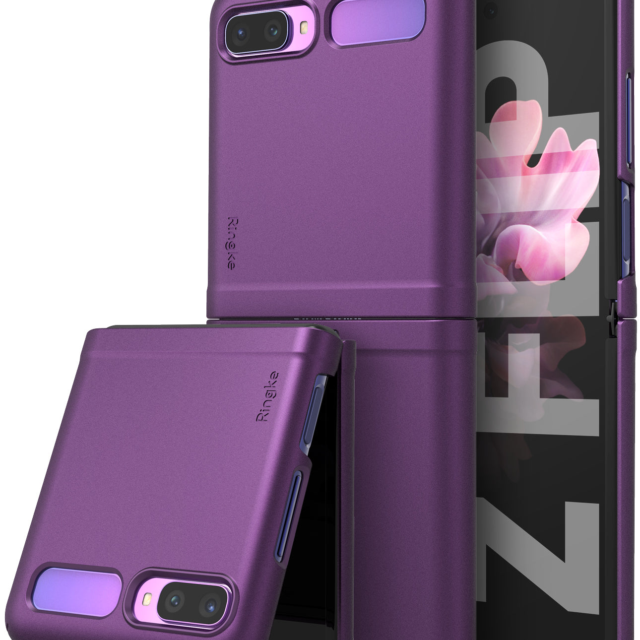 samsung galaxy z flip case metallic purple