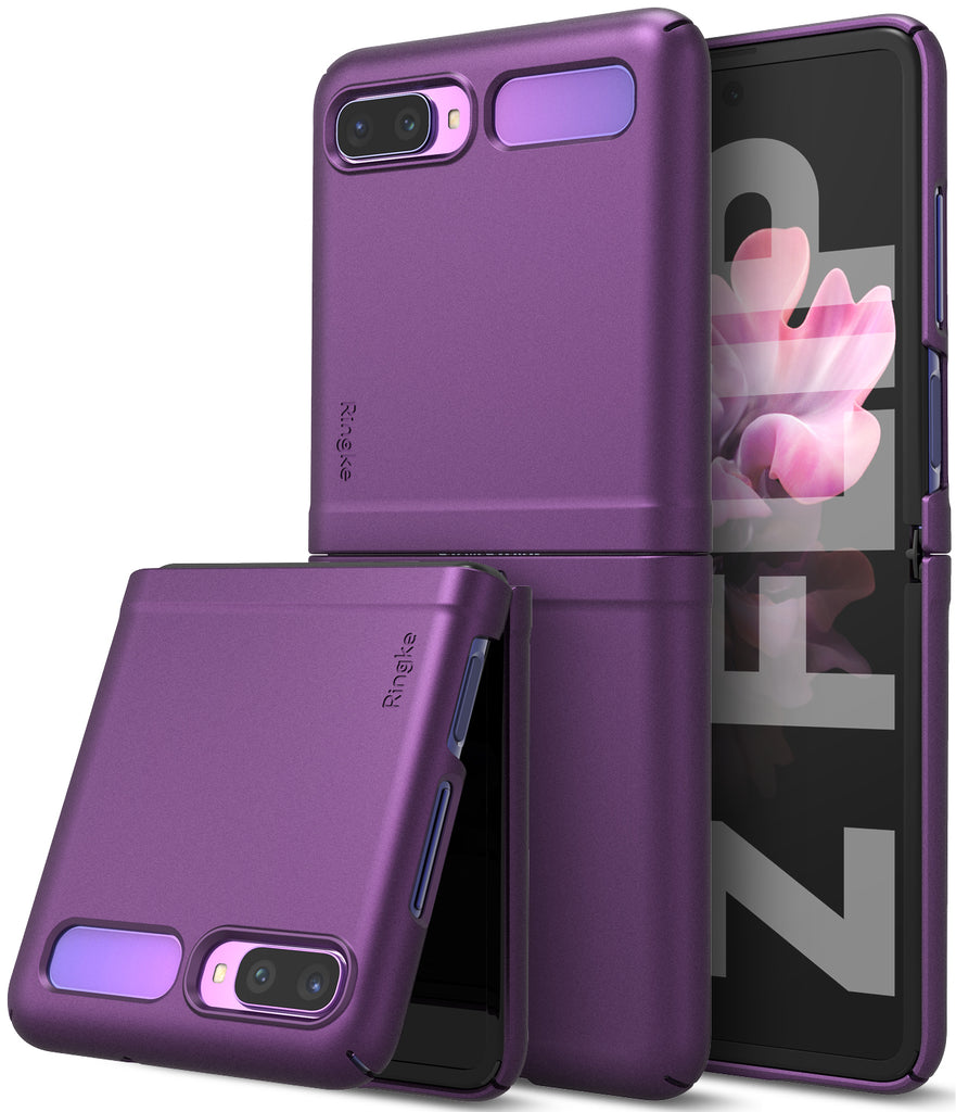 samsung galaxy z flip case metallic purple