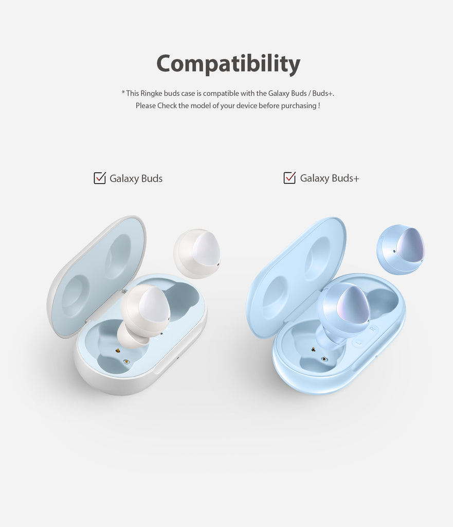 ringke galaxy buds / buds plus case - sky blue