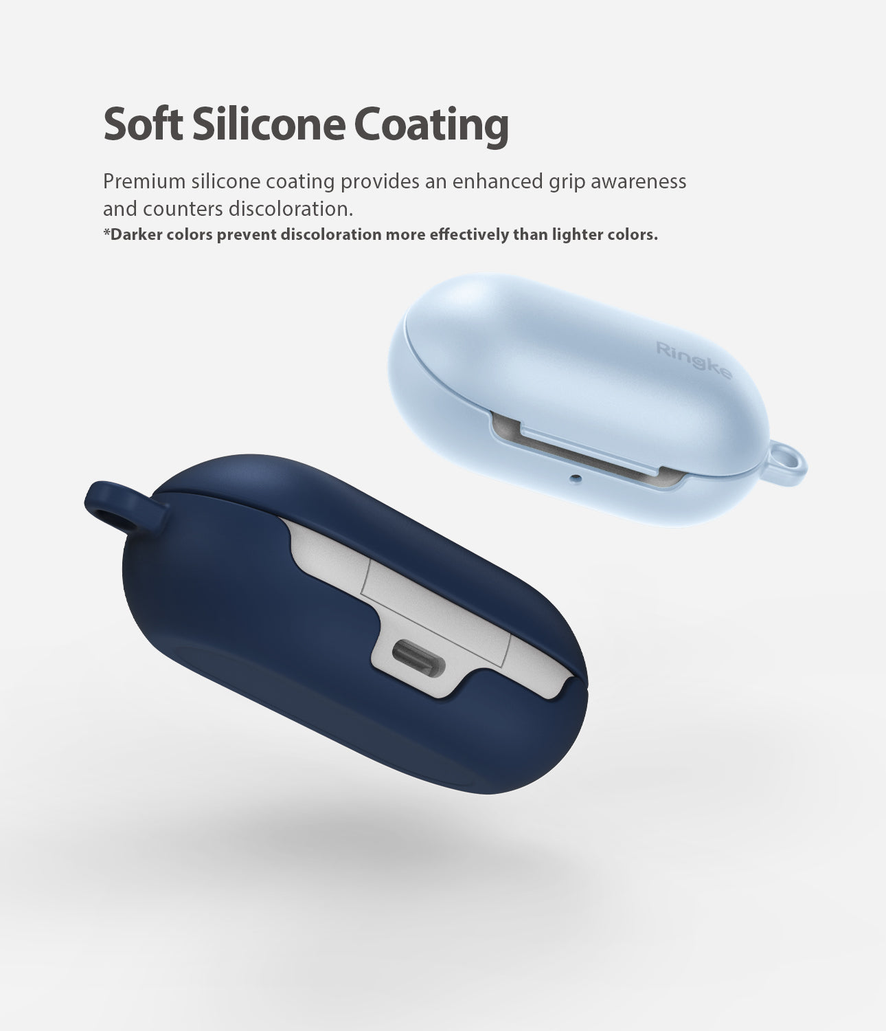 soft silicone coating provides enhanced grip 