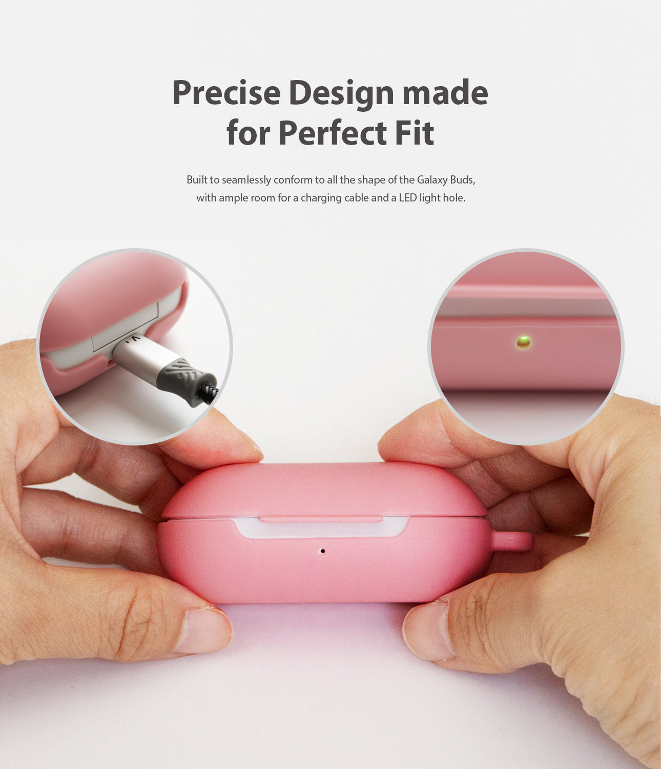 precise deign made for perfect fit built seamlessly conform to all the shape of the galaxy buds and buds plus