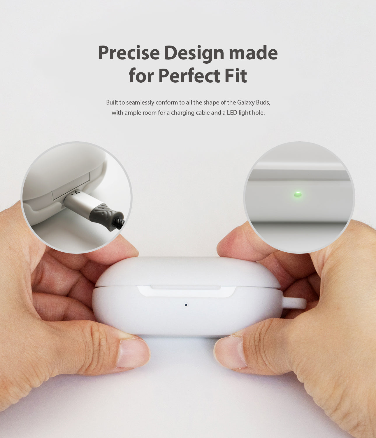 precise deign made for perfect fit built seamlessly conform to all the shape of the galaxy buds and buds plus
