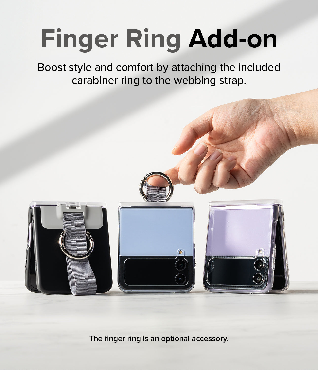 samsung z flip 3 case with ring