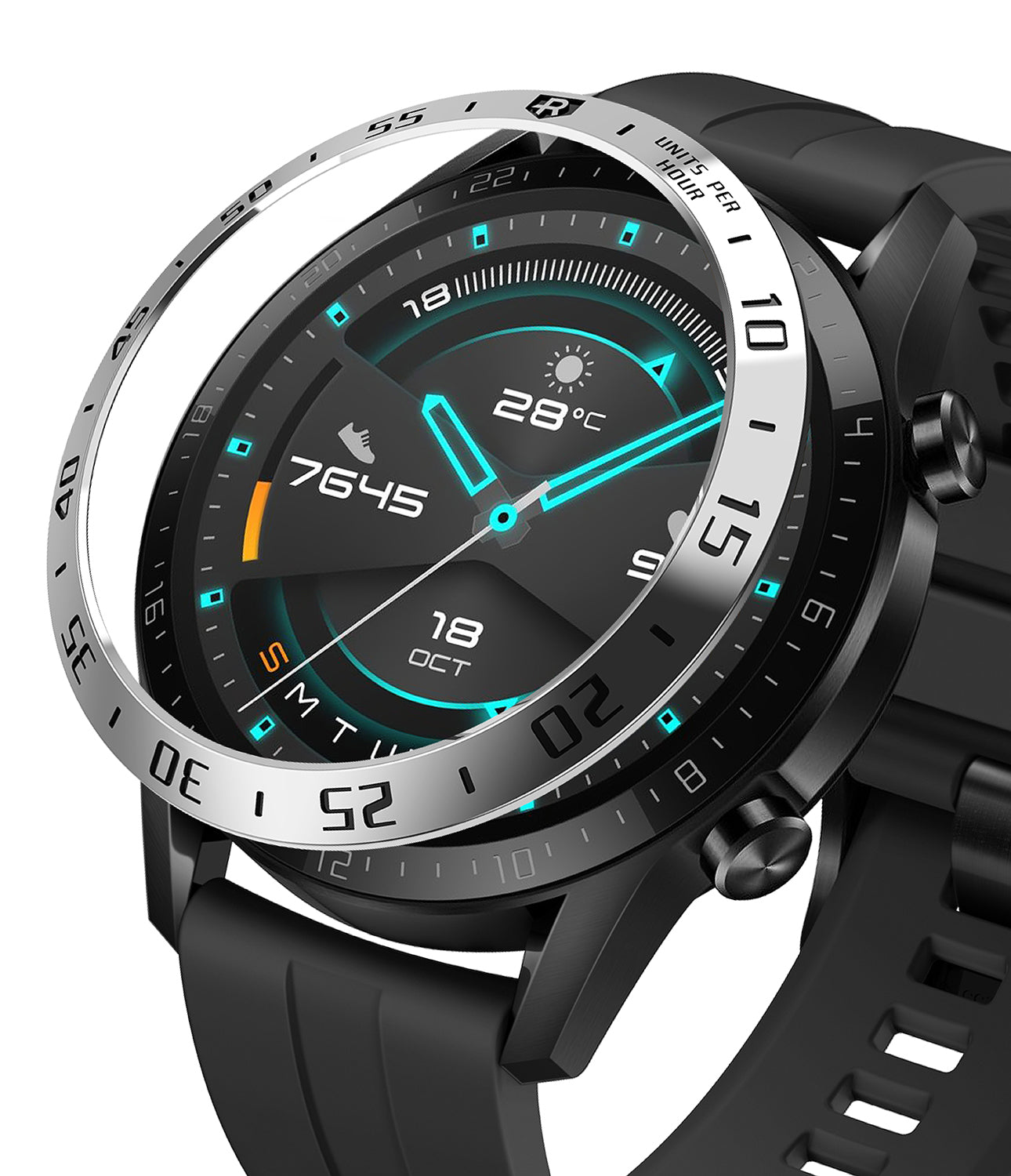 Huawei Watch GT 2 46mm Bezel Styling [Stainless Steel] 46-01 