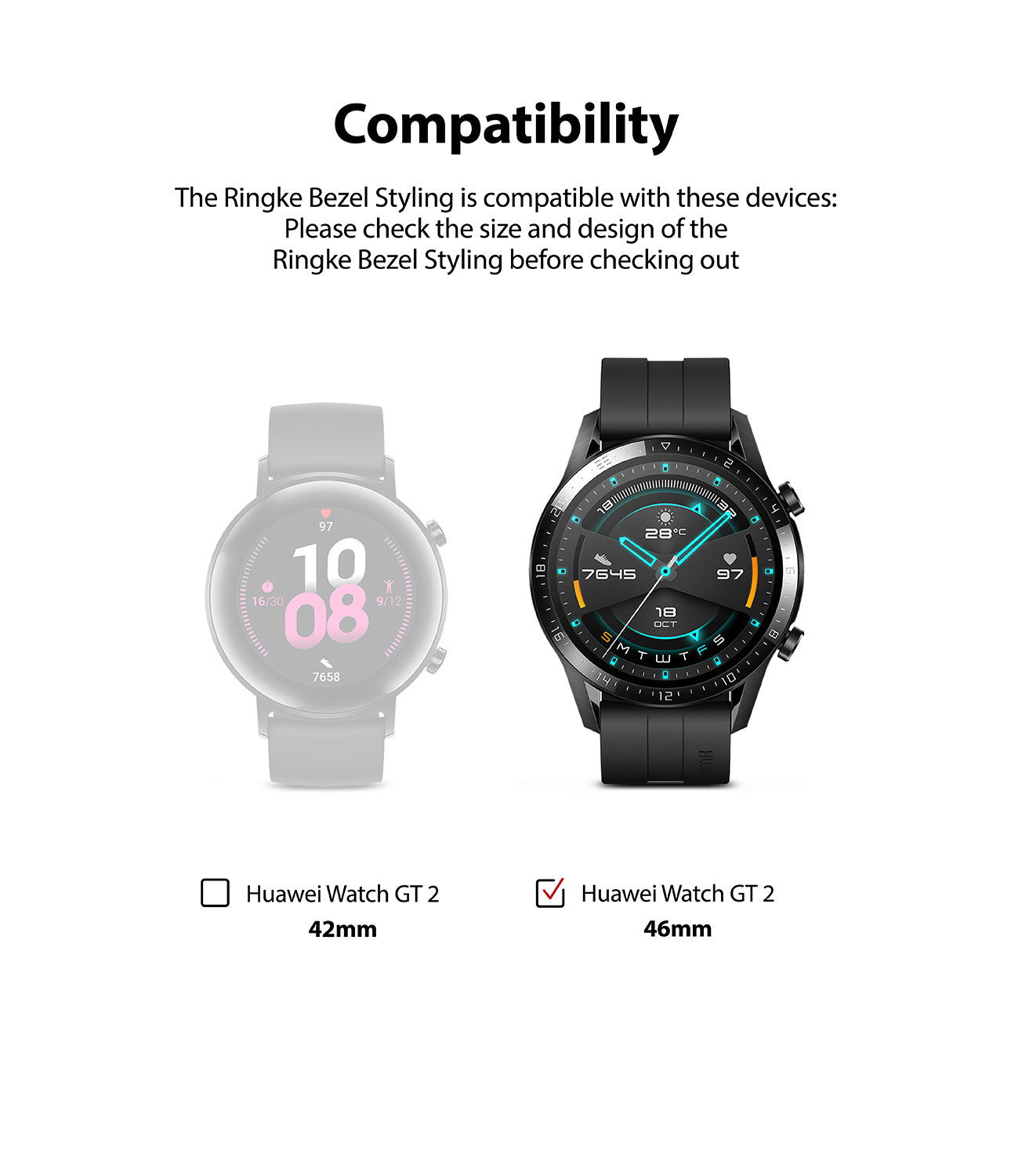 only compatible with huawei watch gt 2