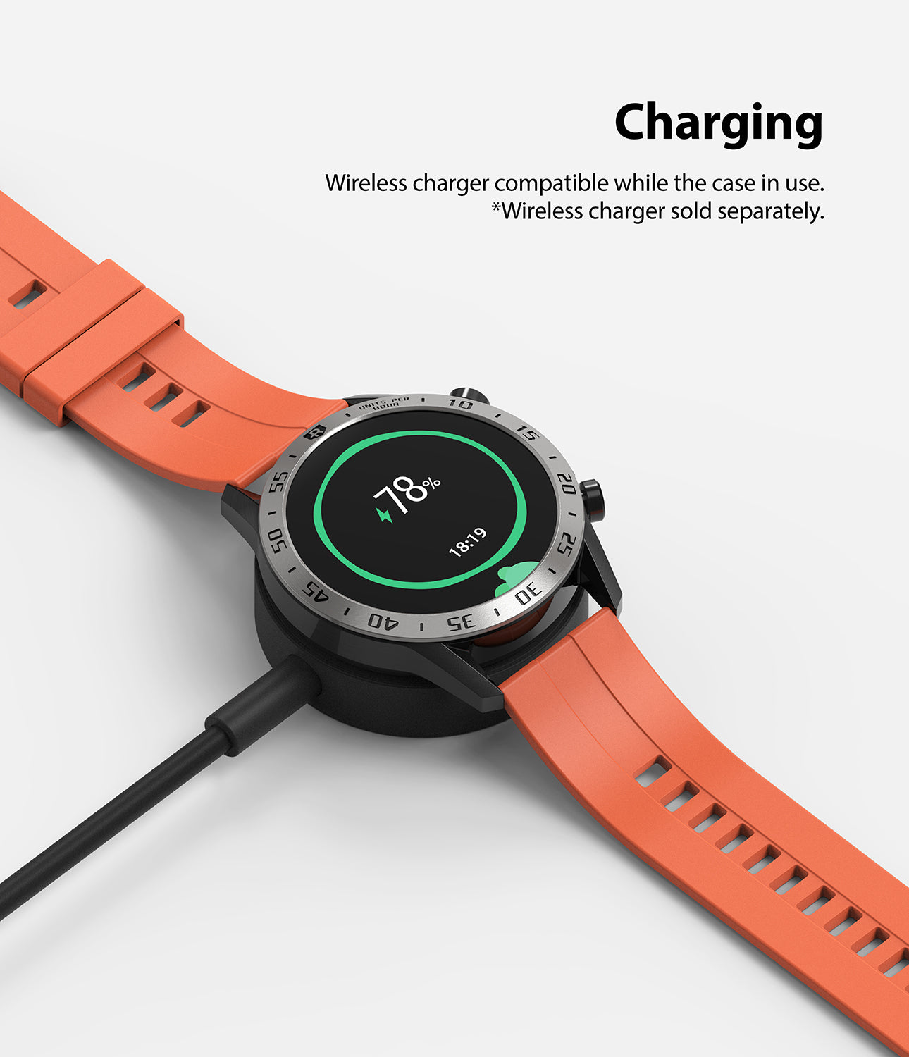 wireless charging compatible with the bezel styling on