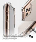 Ringke Fusion Matte Compatible with iPhone 11 Pro Case frost clear lanyard hole camera protection