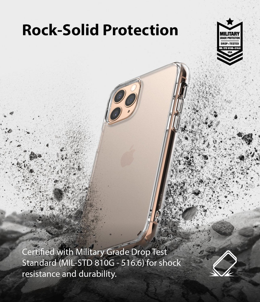 Ringke Fusion Matte Compatible with iPhone 11 Pro Case frost clear drop protection