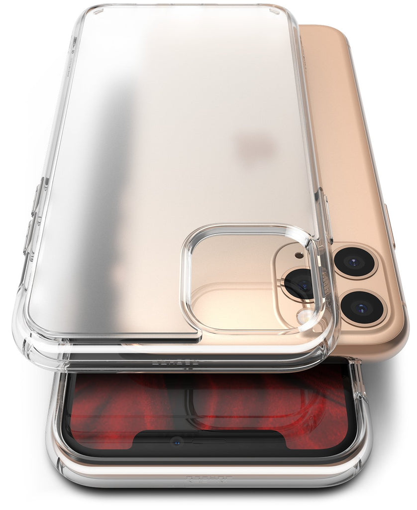 Ringke Fusion Matte Compatible with iPhone 11 Pro Case frost clear