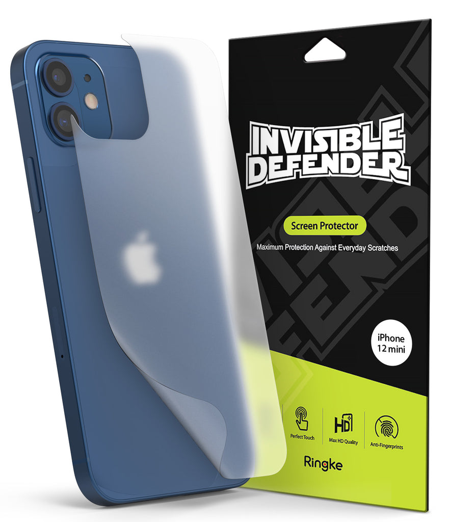 iPhone 12 Mini Back Screen Protector  Invisible Defender – Ringke Official  Store