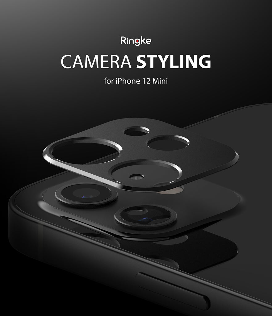 ringke camera styling for iphone 12 mini - black