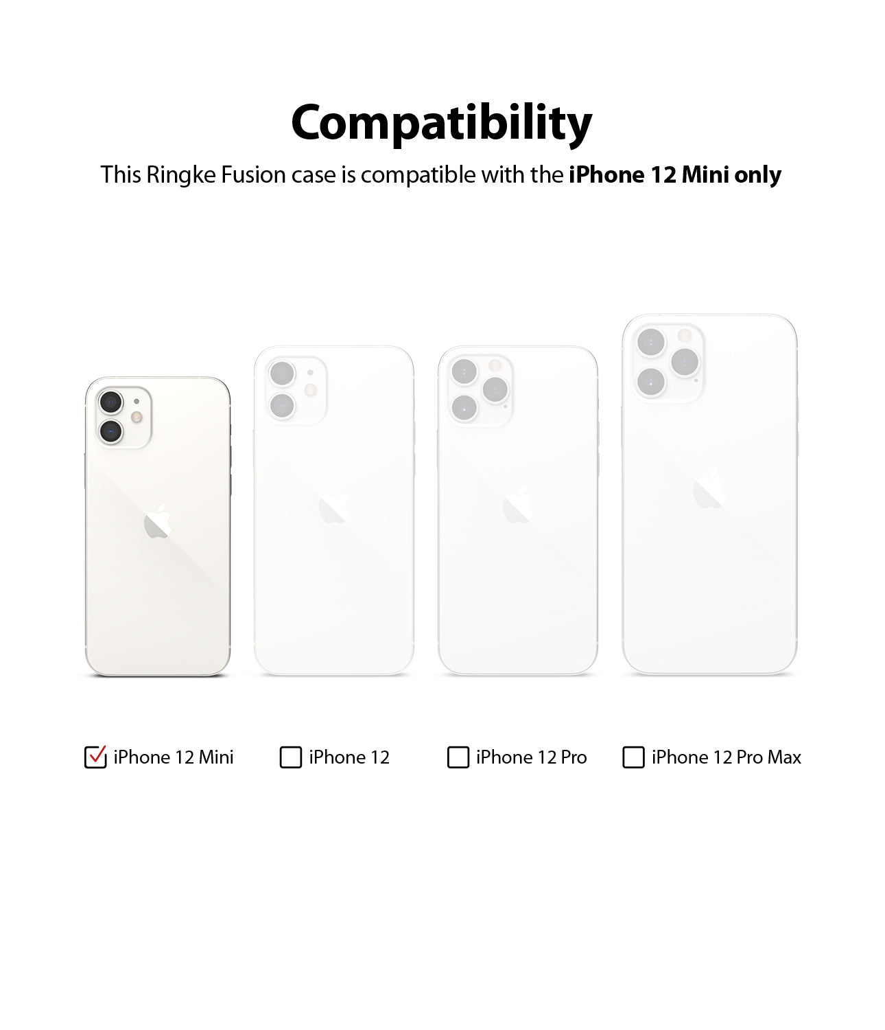iPhone 12 Mini Case | Fusion - Ringke Official Store