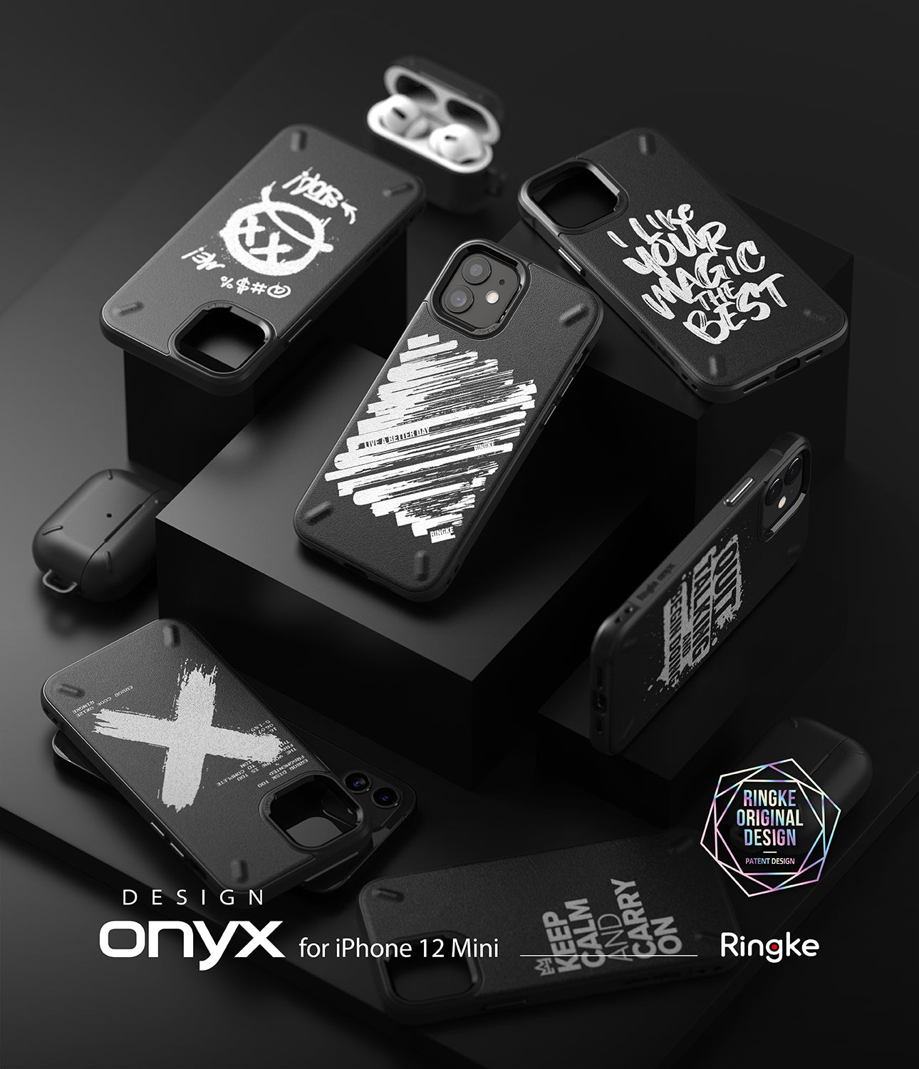iPhone 12 Mini Case | Onyx Design - Ringke Official Store