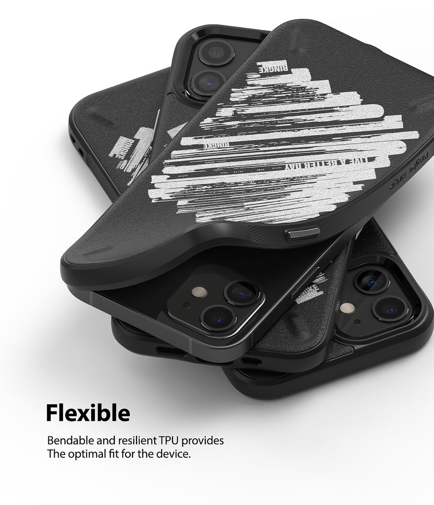 iPhone 12 Mini Case | Onyx Design - Flexible