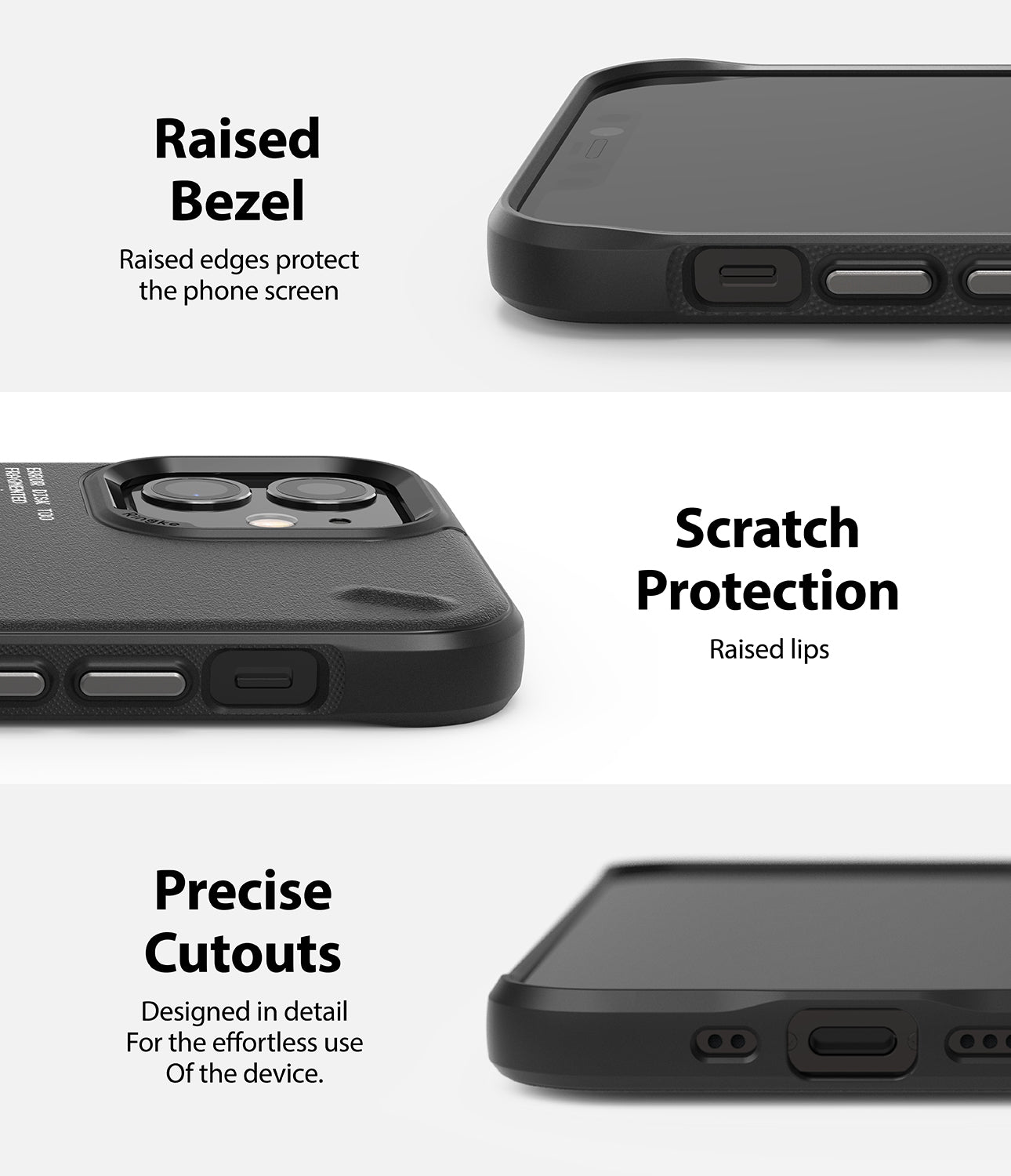 iPhone 12 Mini Case | Onyx Design - Raised Bezel. Scratch Protection. Precise Cutouts.