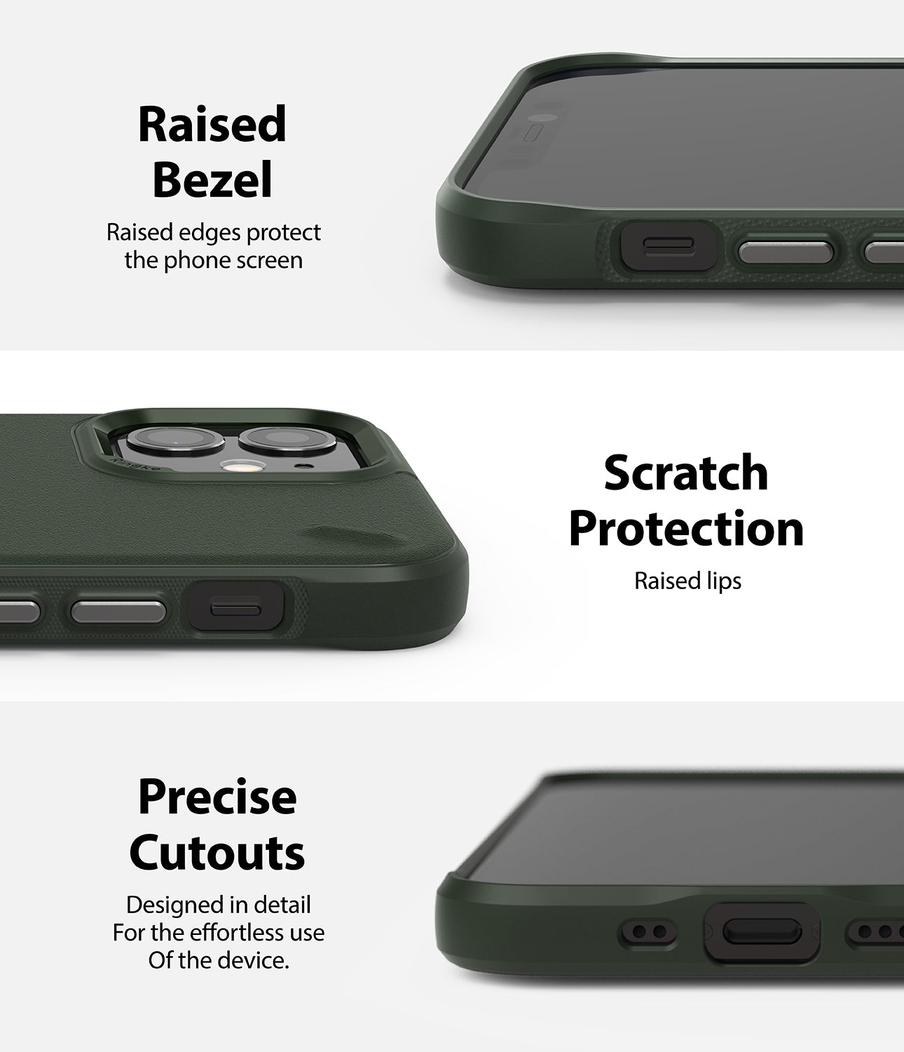 iPhone 12 Mini Case | Onyx - Raised Bezel. Scratch Protection. Precise Cutouts
