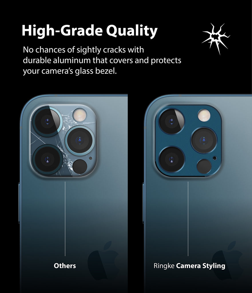 durable aluminum that covers and protects your camera's glass bezel