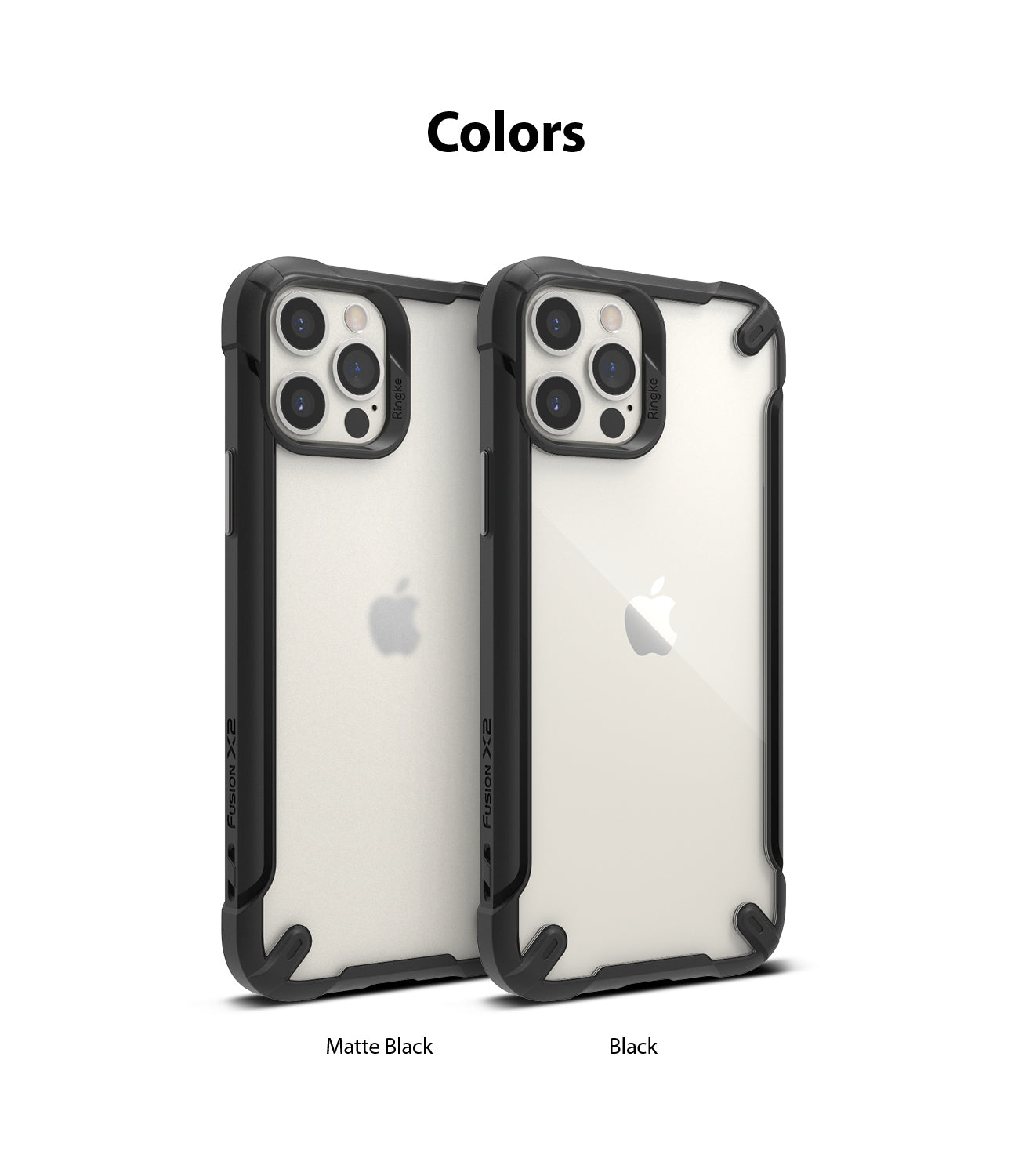 available in black, matte black
