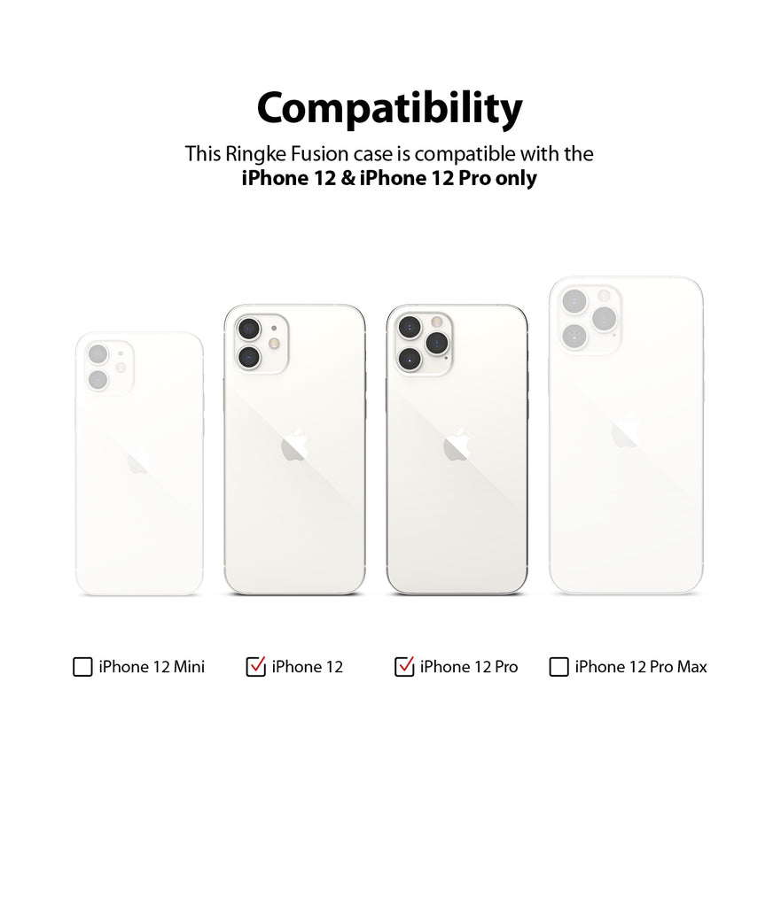 ringke fusion case for iphone 12, iphone 12 pro