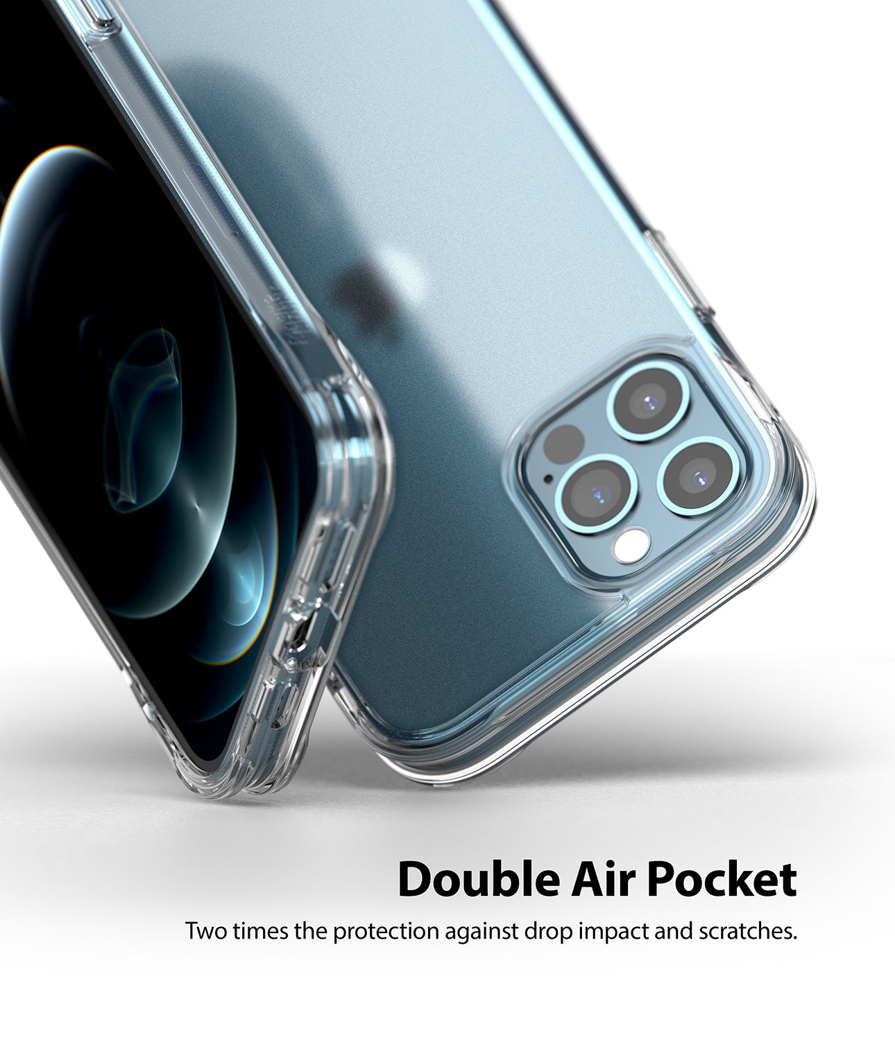 double air pocket - two times the protection against drop impact and scratches