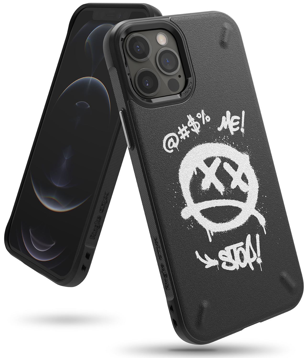 ringke onyx design case for apple iphone 12, iphone 12 pro - graffiti