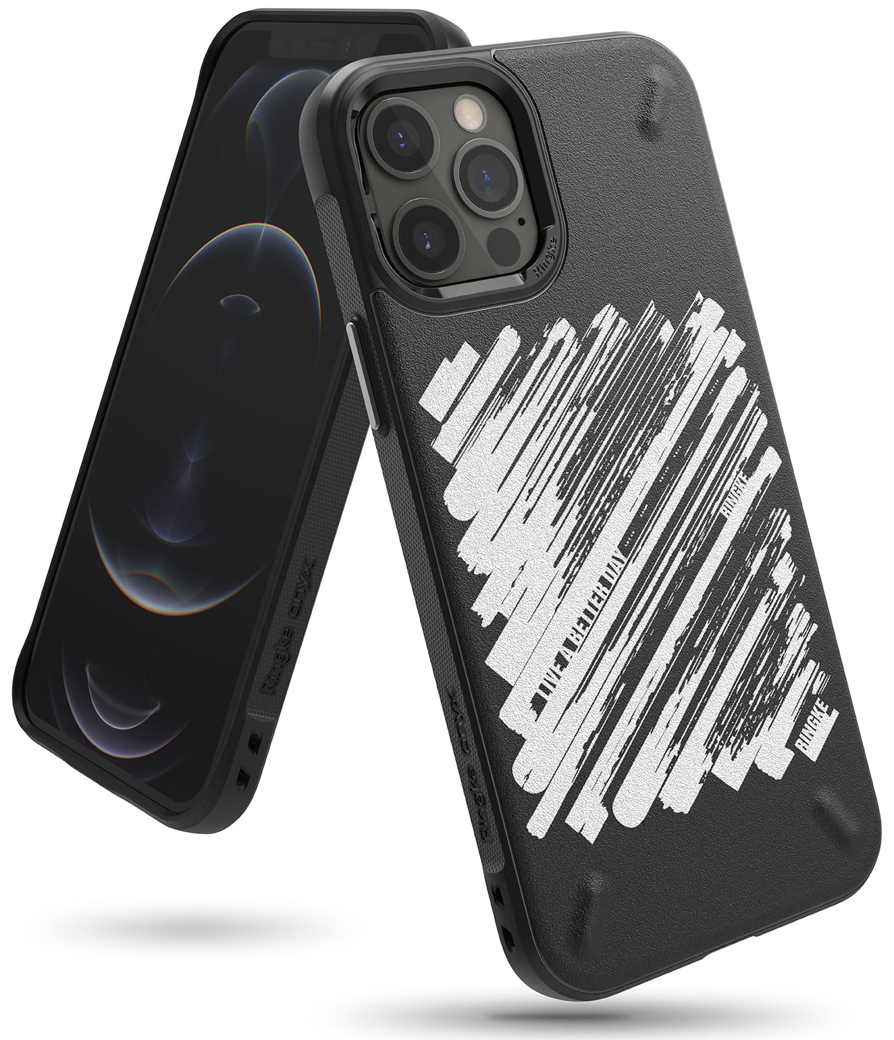ringke onyx design case for apple iphone 12, iphone 12 pro - paint