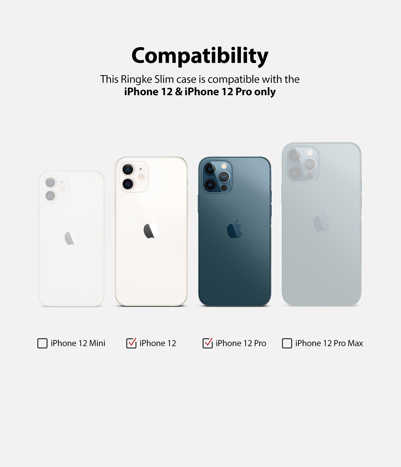 iPhone 12 / 12 Pro Case | Slim - Compatibility