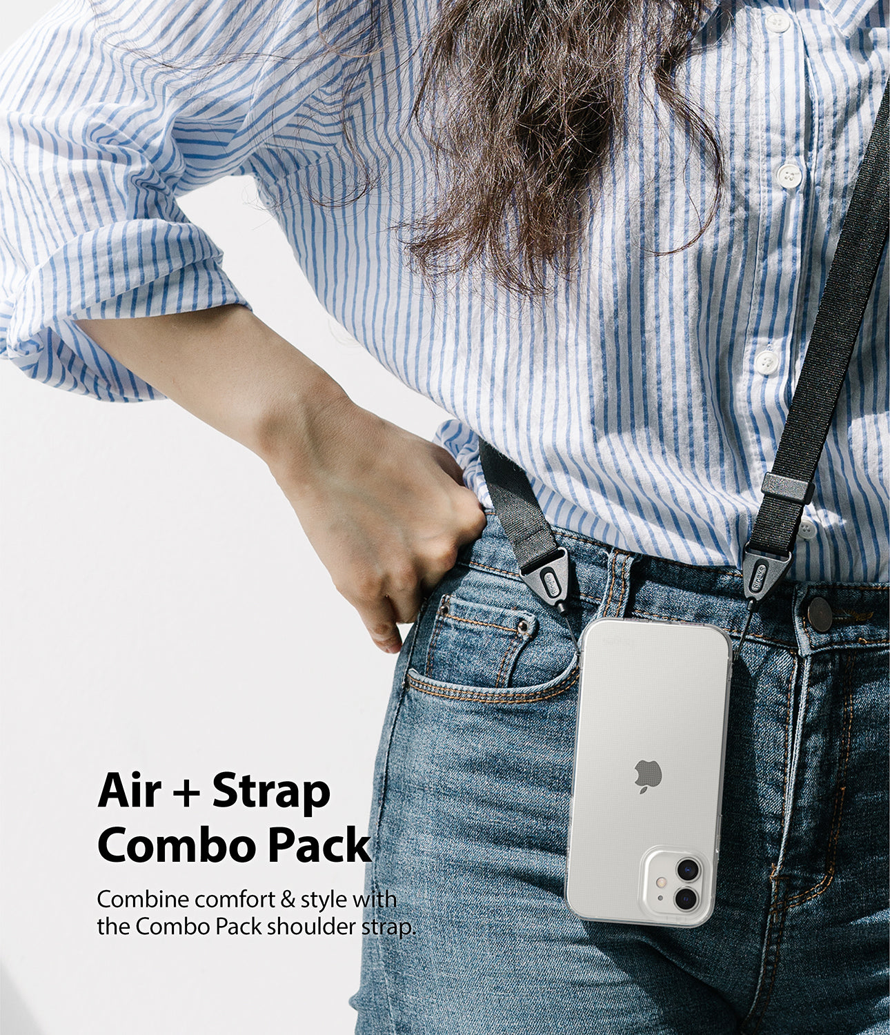 iPhone 12 Mini Case | Air + Shoulder Strap - Air and Strap Combo Pack