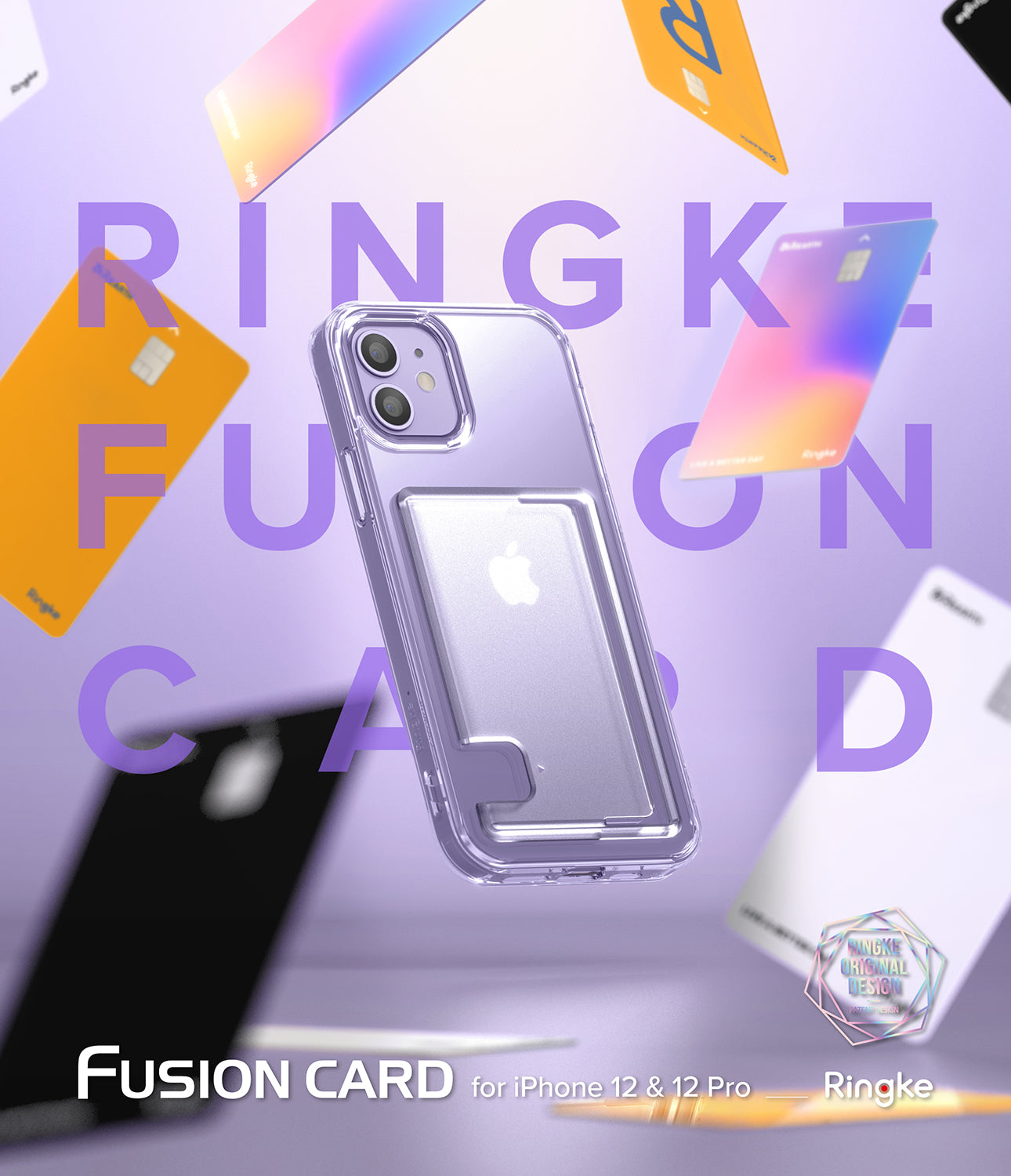 iPhone 12 / 12 Pro Case | Fusion Card Clear