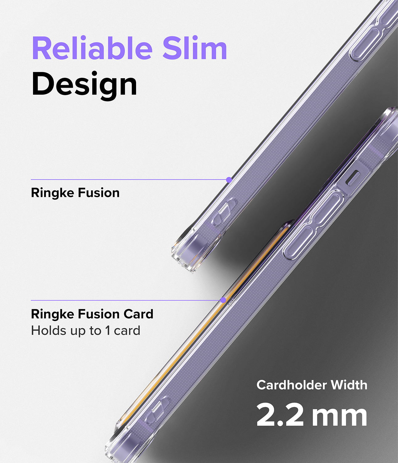 iPhone 12 / 12 Pro Case | Fusion Card Clear