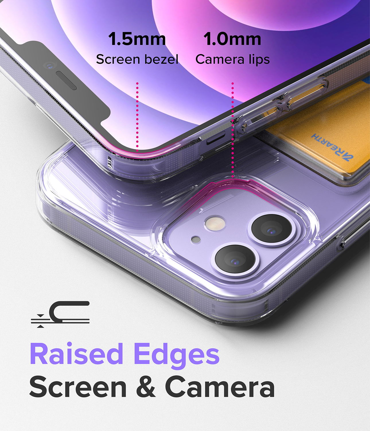 iPhone 12 / 12 Pro Case | Fusion Card - Raised Edges Screen & Camera
