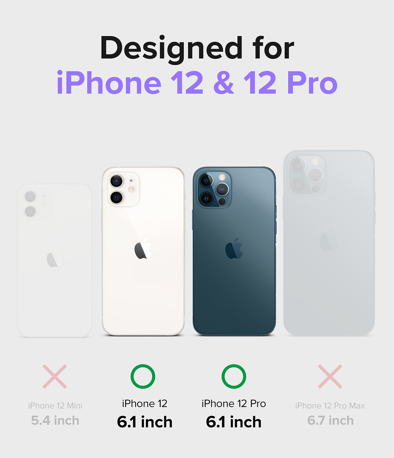 iPhone 12 / 12 Pro Case | Fusion Card Clear