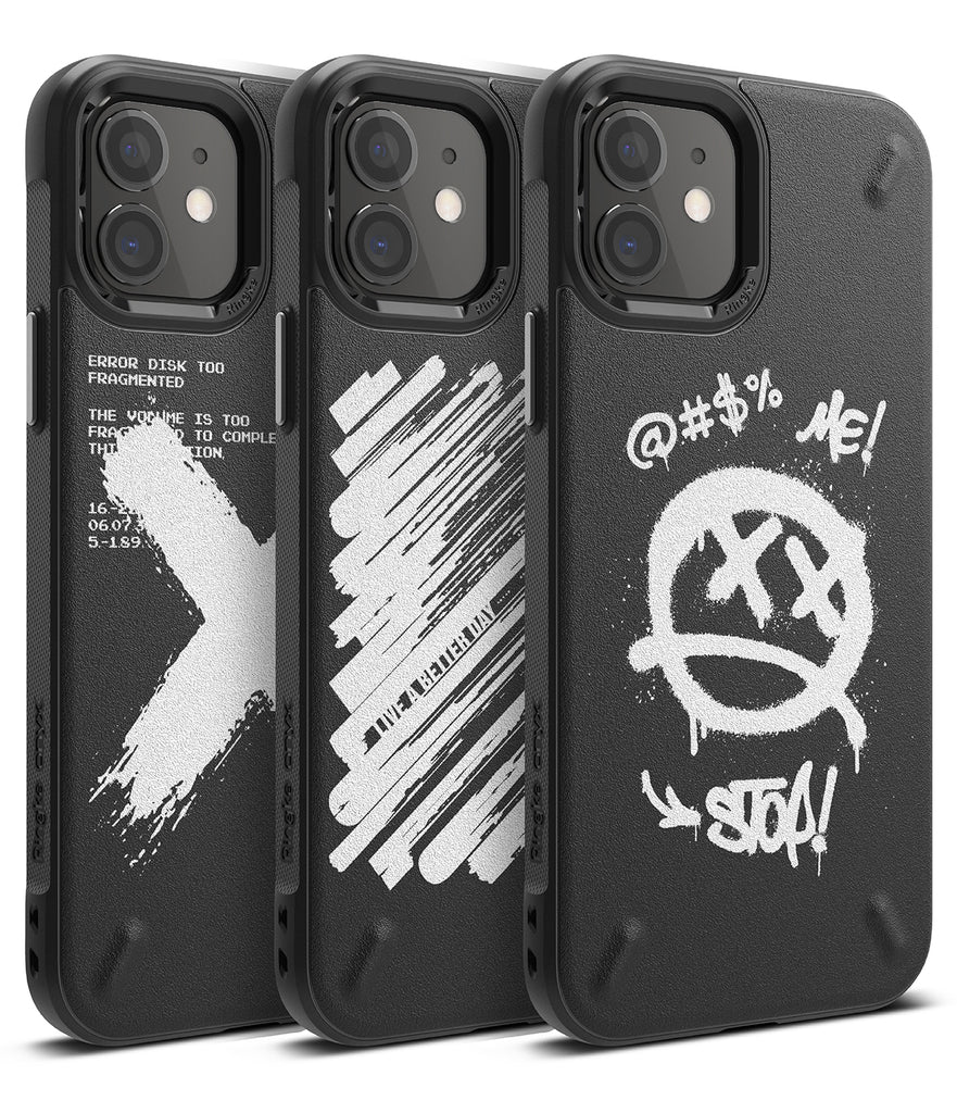 ringke onyx design case for apple iphone 12, iphone 12 pro