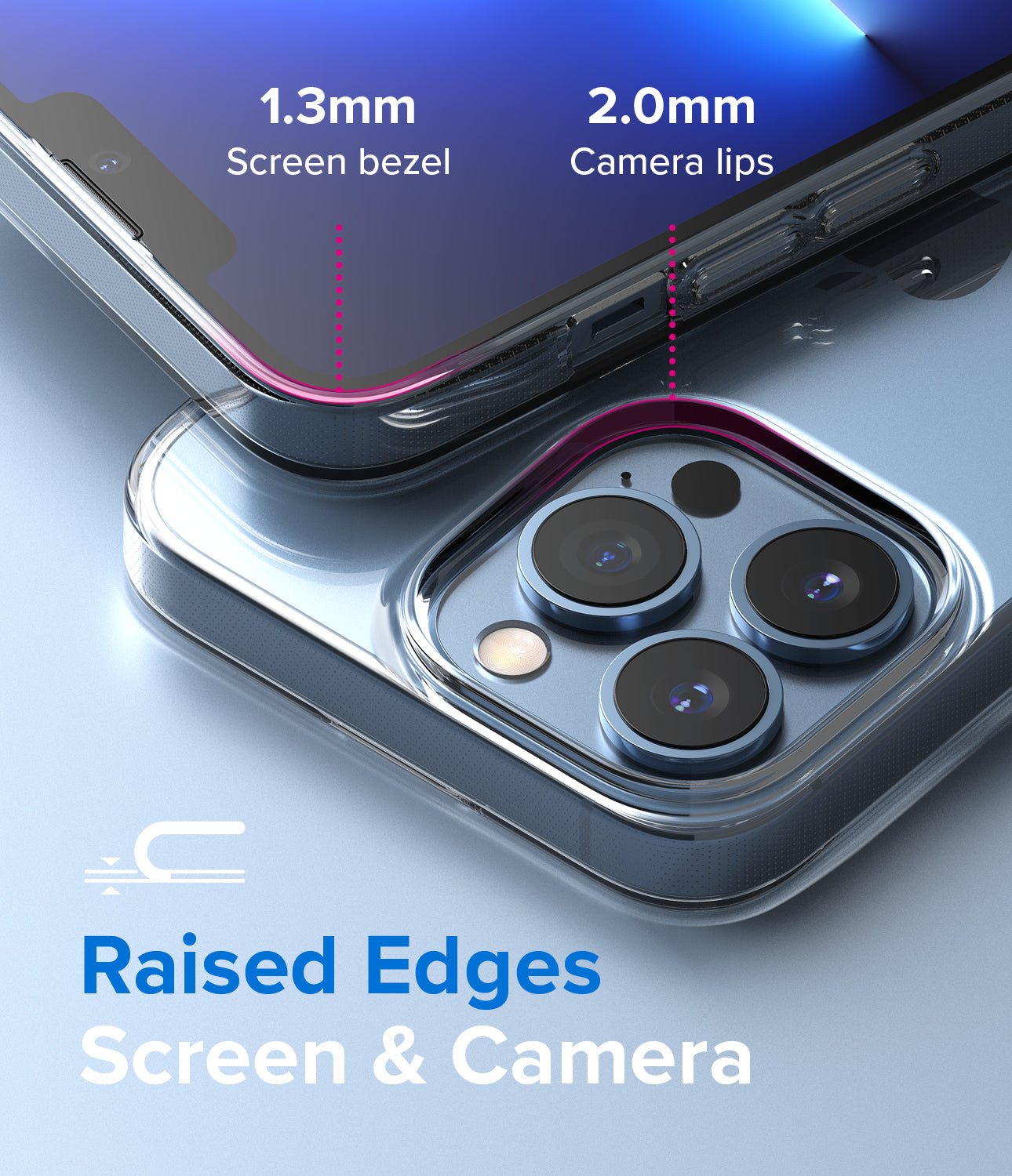iPhone 13 Pro Max Case | Air - Raised Edges. Screen & Camera