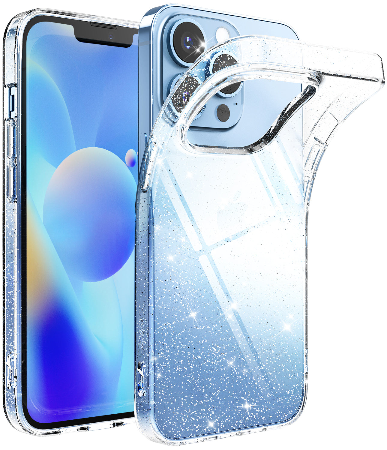 iPhone 13 Pro Case | Air - Glitter Clear