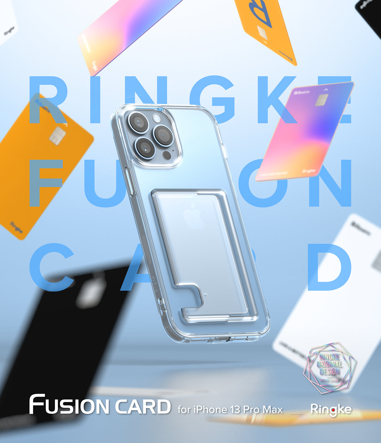 iPhone 13 Pro Max Case | Fusion Card Clear