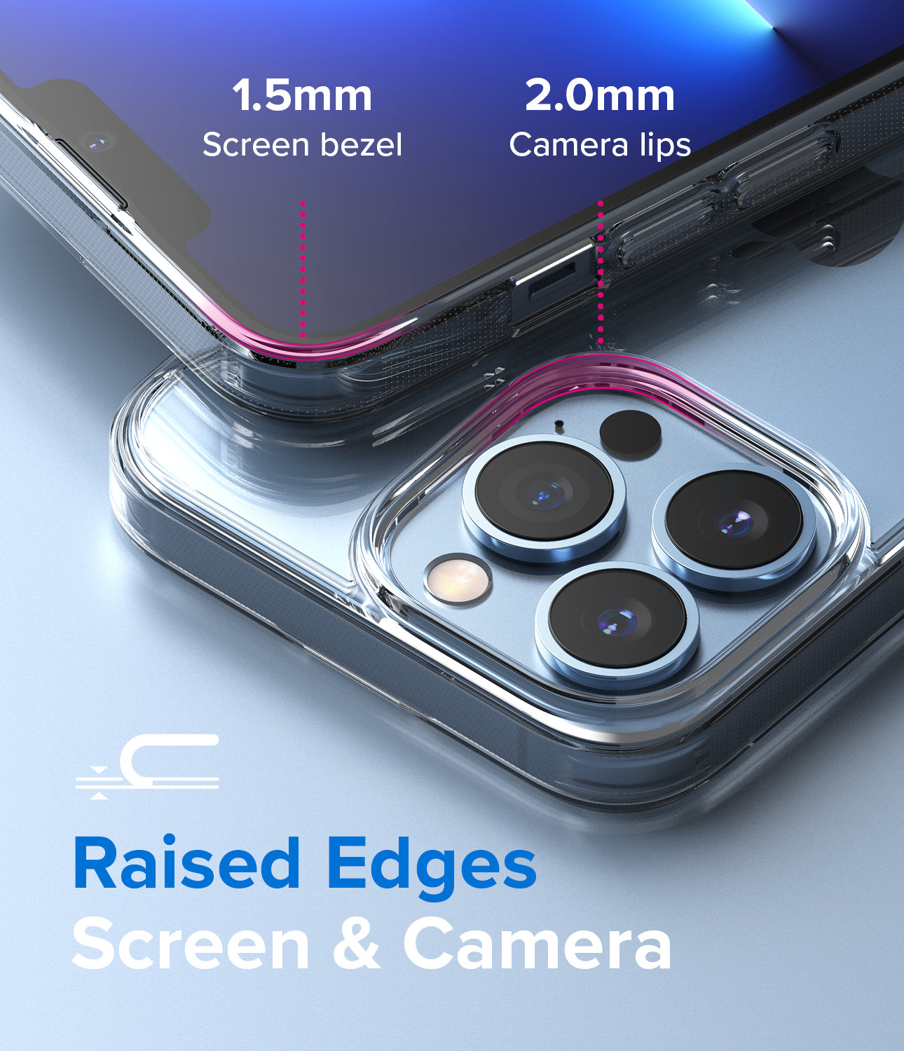 iPhone 13 Pro Max Case | Fusion - Raised Edges. Screen & Camera