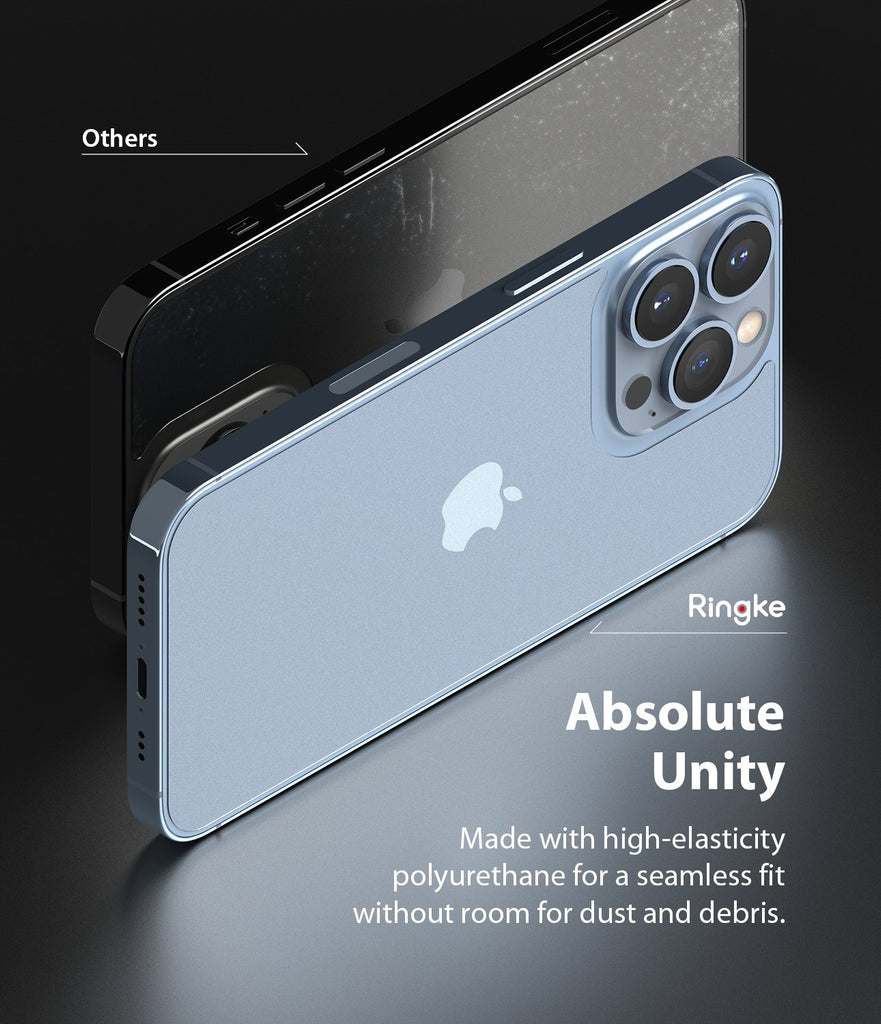 iPhone 13 Pro Max Back Screen Protector | Invisible Defender - Absolute Unity. Made with high-elasticity polyurethane for a seamless fit without room for dust and debris.