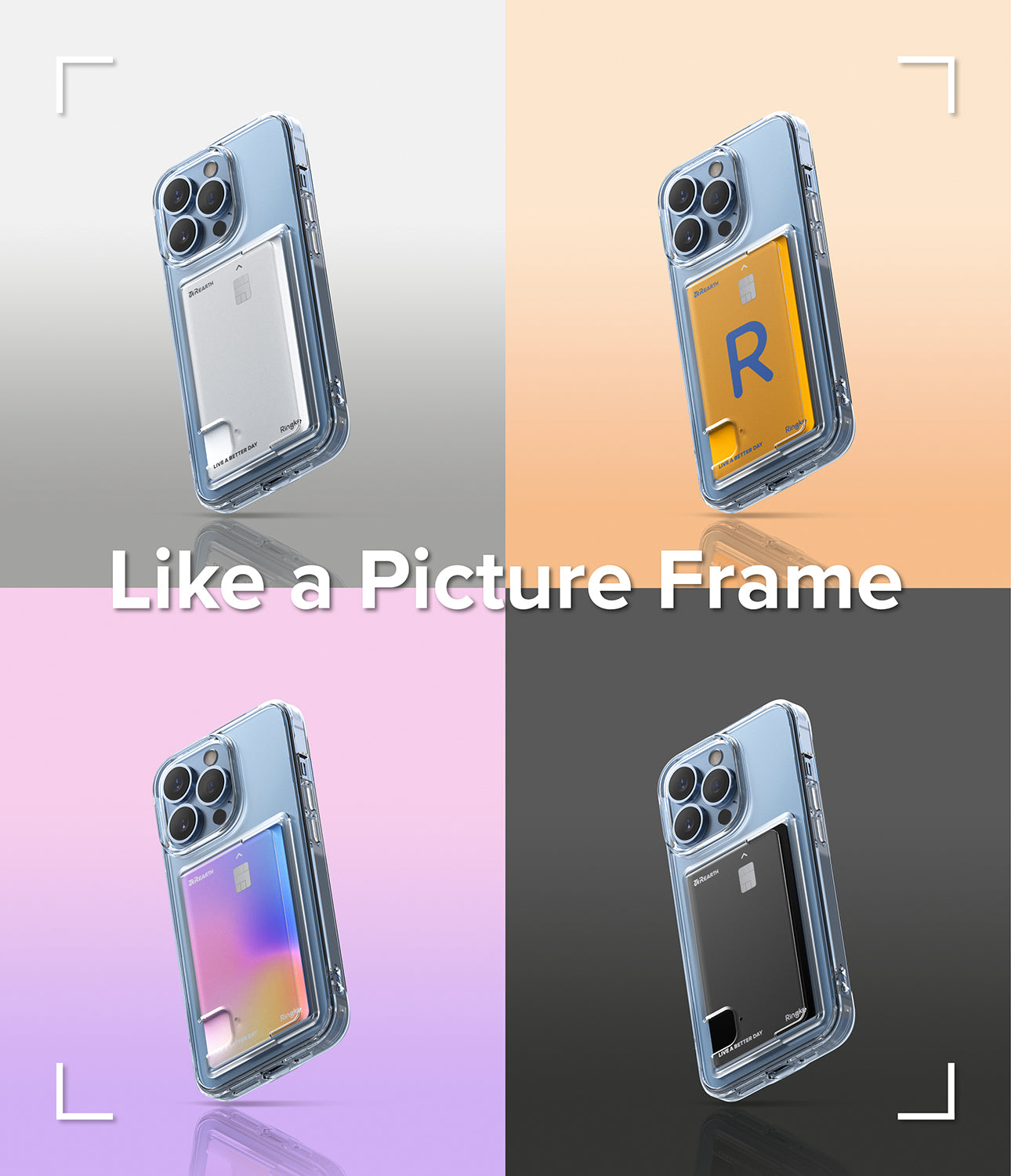 iPhone 13 Pro Case | Fusion Card Clear