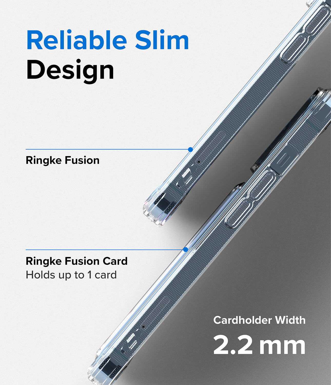 iPhone 13 Pro Case | Fusion Card Clear