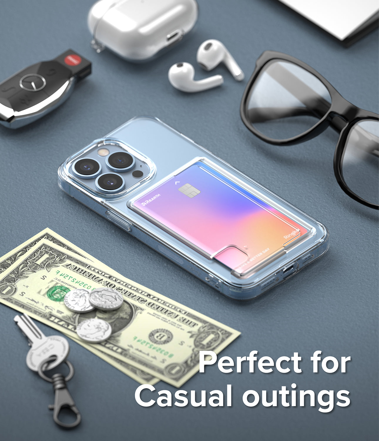 iPhone 13 Pro Case | Fusion Card Clear