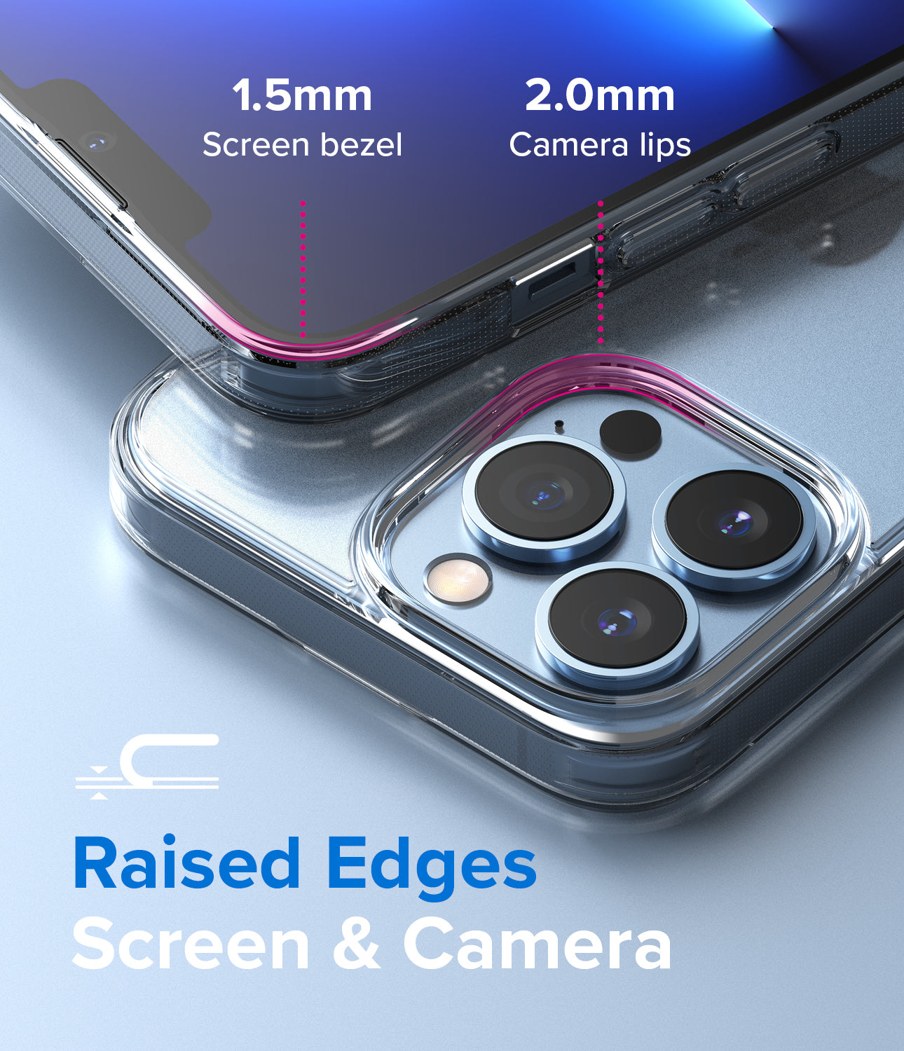 iPhone 13 Pro Case | Fusion Matte - Raised Edges. Screen & Camera